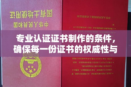 望奎专业认证证书制作的条件，确保每一份证书的权威性与可信度