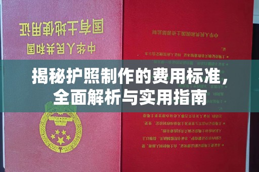 嘉兴揭秘护照制作的费用标准，全面解析与实用指南